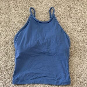 lululemon athletica Dusty Blue High-Neck Tank